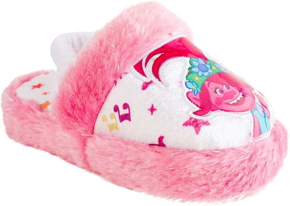 Favorite Characters Girl's Trolls Low Slipper TLF205 (Toddler/Little Kid) Pink SM (5-6 Toddler) M