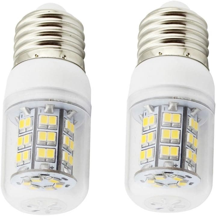 Uniox 2 Pack LED Light Bulb Solar Power 12V-24 Volt E26 4 Watts 360 Lumens 48pcs LEDs Lamp Cool White 5000K