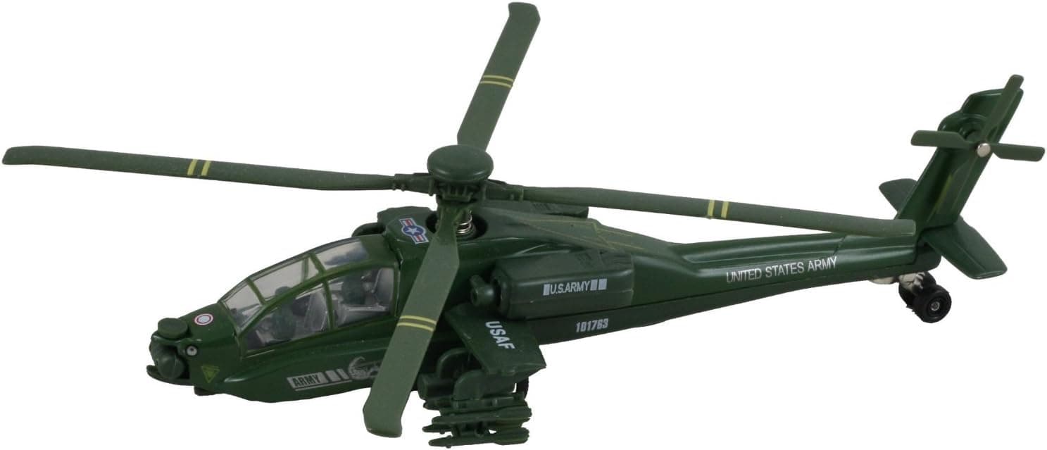 X Planes Air Force Black Hawk Army Attack Helicopter Green HC-Green