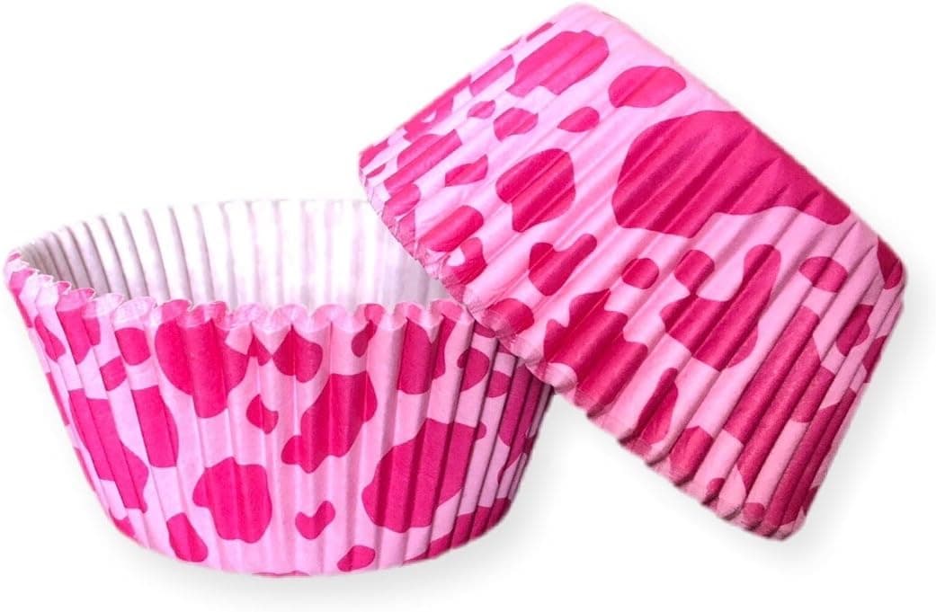 Bakell - 25 PC Set of Pink Cow Animal Print Cupcake Liners - Baking, Caking and Craft Tools from Bakell