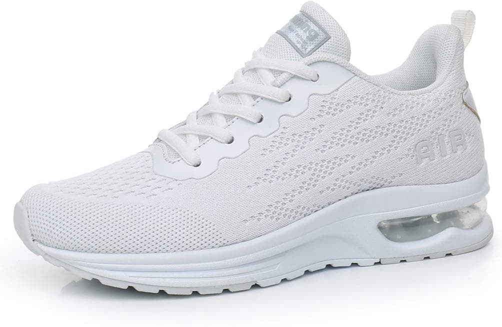 RUMPRA Women Sneakers Lightweight Air Cushion Gym Fashion Shoes Breathable Walking Running Athletic Sport
