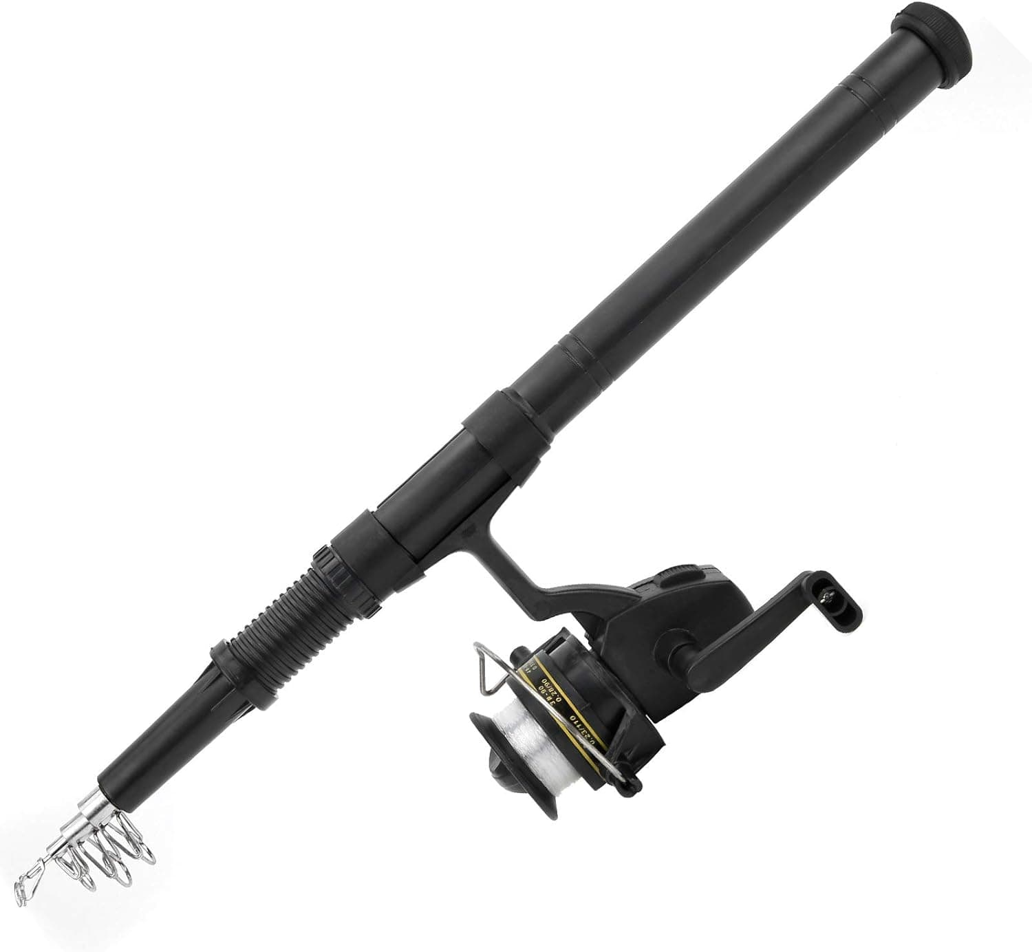 Kadimendium Plastic + Carbon Fiber Portable Complete Tool Fishing Reel Telescopic Fishing Rod for Beginners to use for seawater and Freshwater