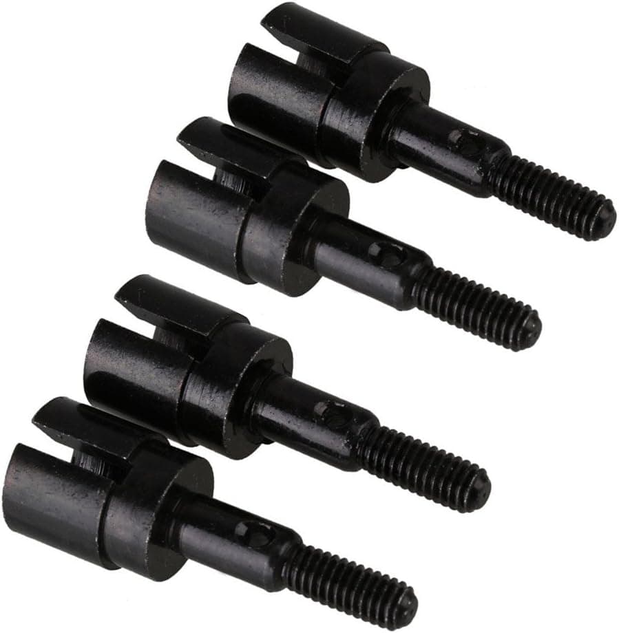 Hobbypark 4pcs 02033 Metal Wheel Stub Axle for 1/10 Scale Redcat HSP Exceed Model Car Spare Parts