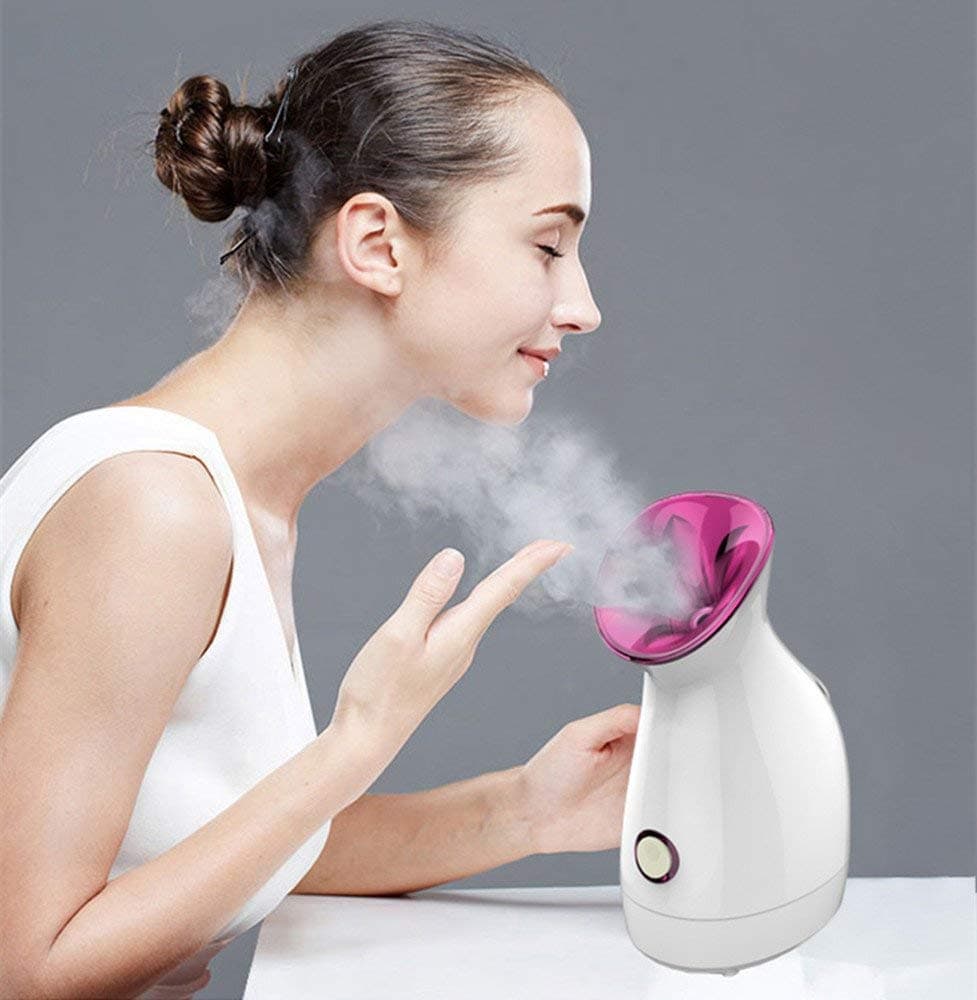 Nano Ionic Facial Steamer, FLYMEI Face Steamer for Girl Facial Humidifier for Female Warm Mist Moisturizing Cleansing Pores/Blackhead Home SPA Steamer