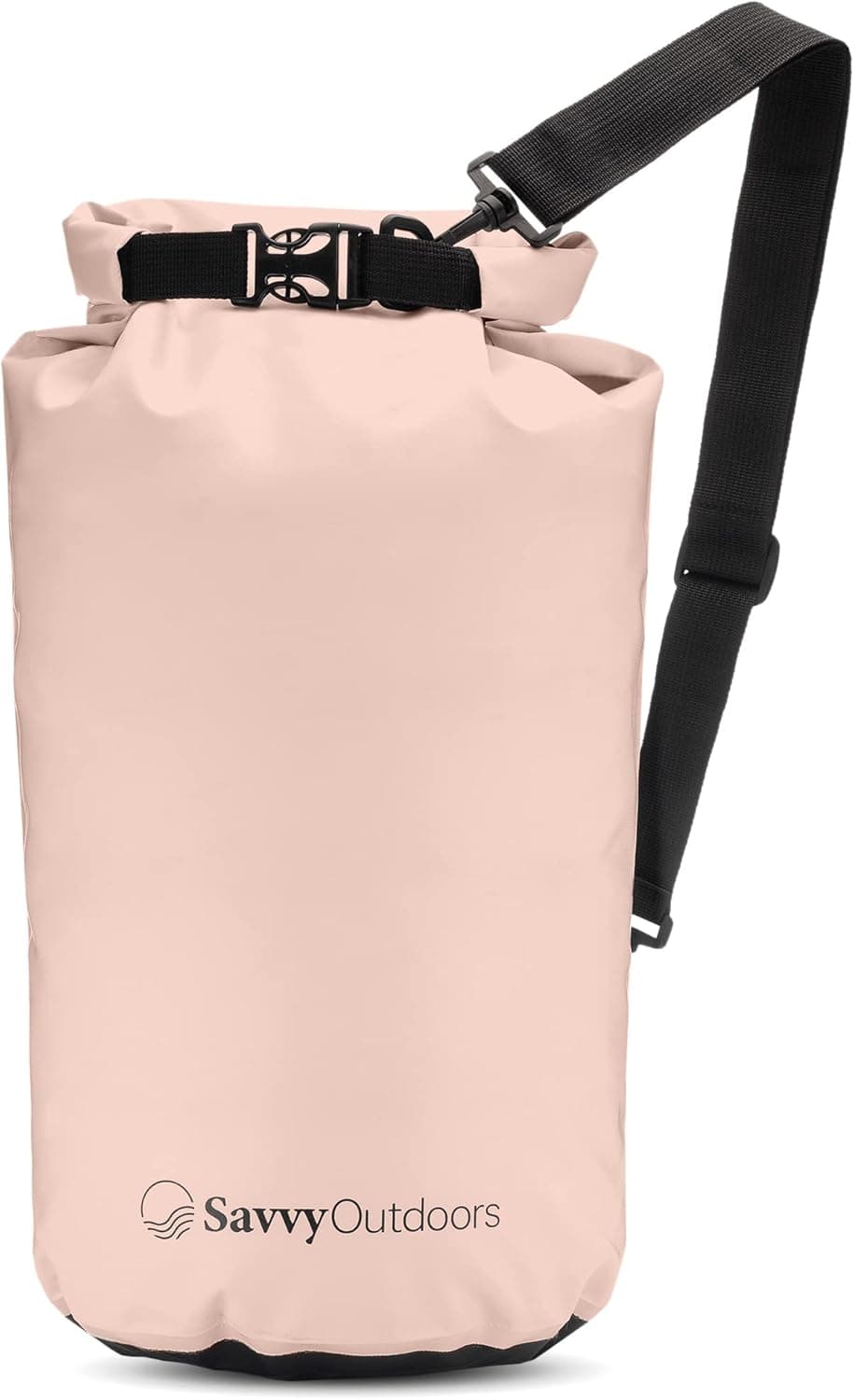 Savvy Outdoors Waterproof Dry Bag - Dry Bags for Food & Gear, Stuff Sacks for Backpacking and Camping Equipment, Waterproof Bag for Beach, Boating, Kayaking, Available in 5L, 10L, 20L, or 30L, Blush