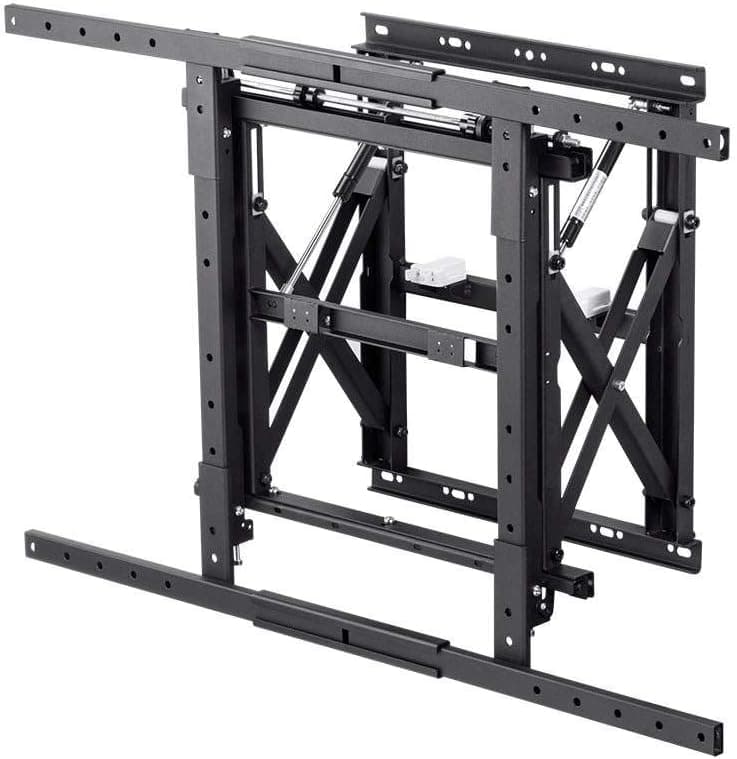 Monoprice Modular Video Wall System Bracket | with Push-to-Pop-Out, for TVs 40in to 70in, Max Weight 110lbs, VESA Patterns Up to 900x600, Security Brackets, UL Certified - Entegrade Series