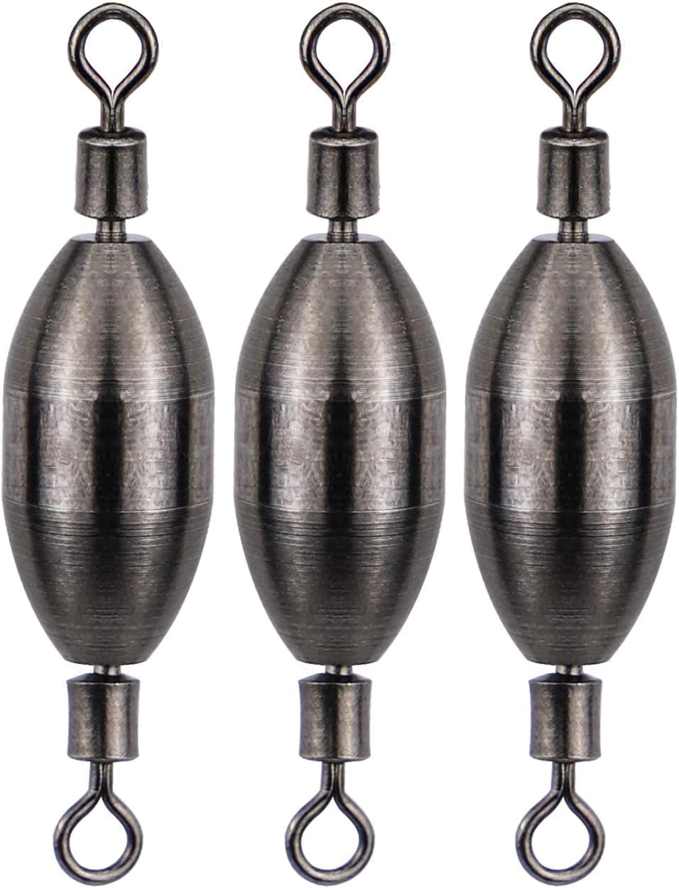 Beoccudo Fishing Weights Brass Sinker with Inner Swivel Saltwater Freshwater Fishing Tackle