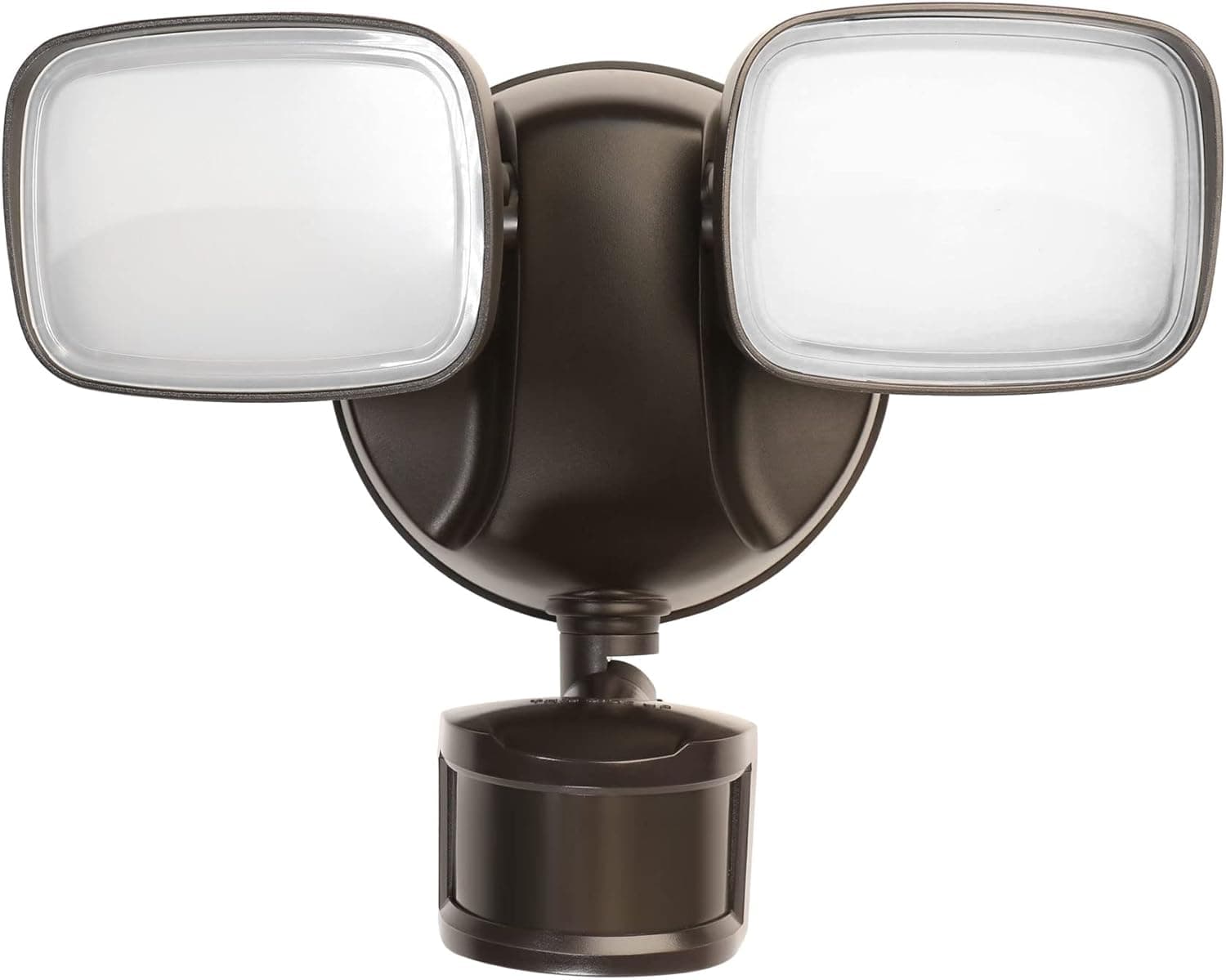 Feit Electric LED Outdoor Waterproof Security Flood Light - Motion Sensor - Dusk to Dawn - Hardwired - 5000K Daylight - 2000 Lumen | Bronze
