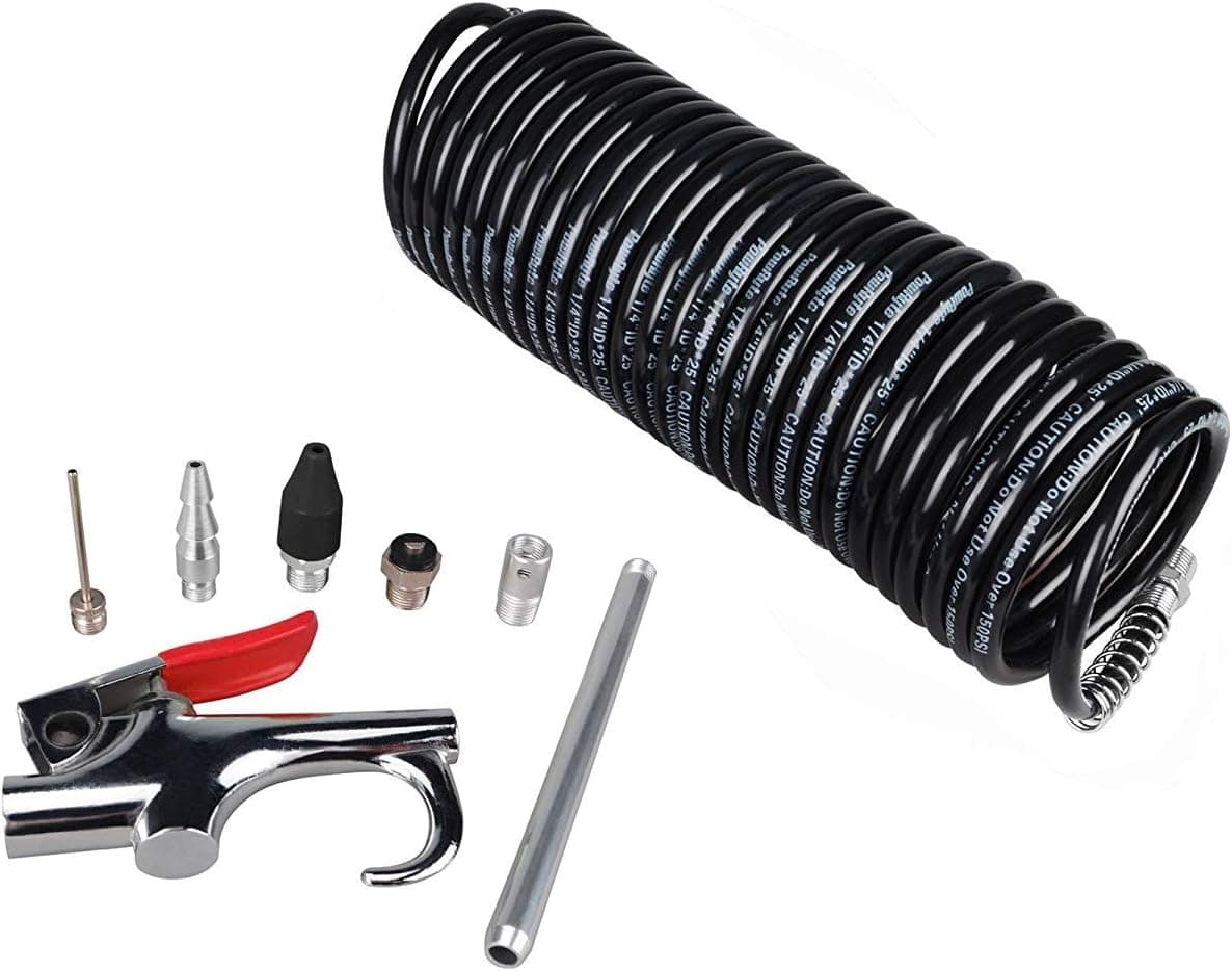 Pistol Grip Air Blow Gun with 4-Inch Extended Nozzle (Brass)