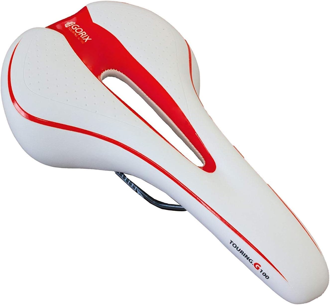 GORIX Bike Saddle Seat Comfortable Cushion with Rail Mountain Road Bicycle for Men and Women (GX-C19)