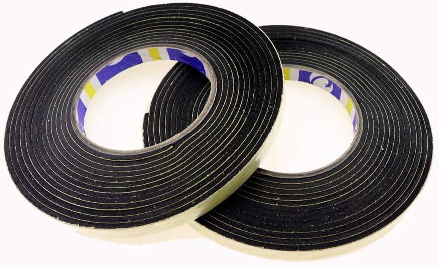 HUWAIMI EVA RC 1/10 Foam Sponge Inserts Drift TIRE Street tire onroad tire Foam Tape Rim Foam 10mm wide/3mm Thickness (155“/400cm 2pcs)