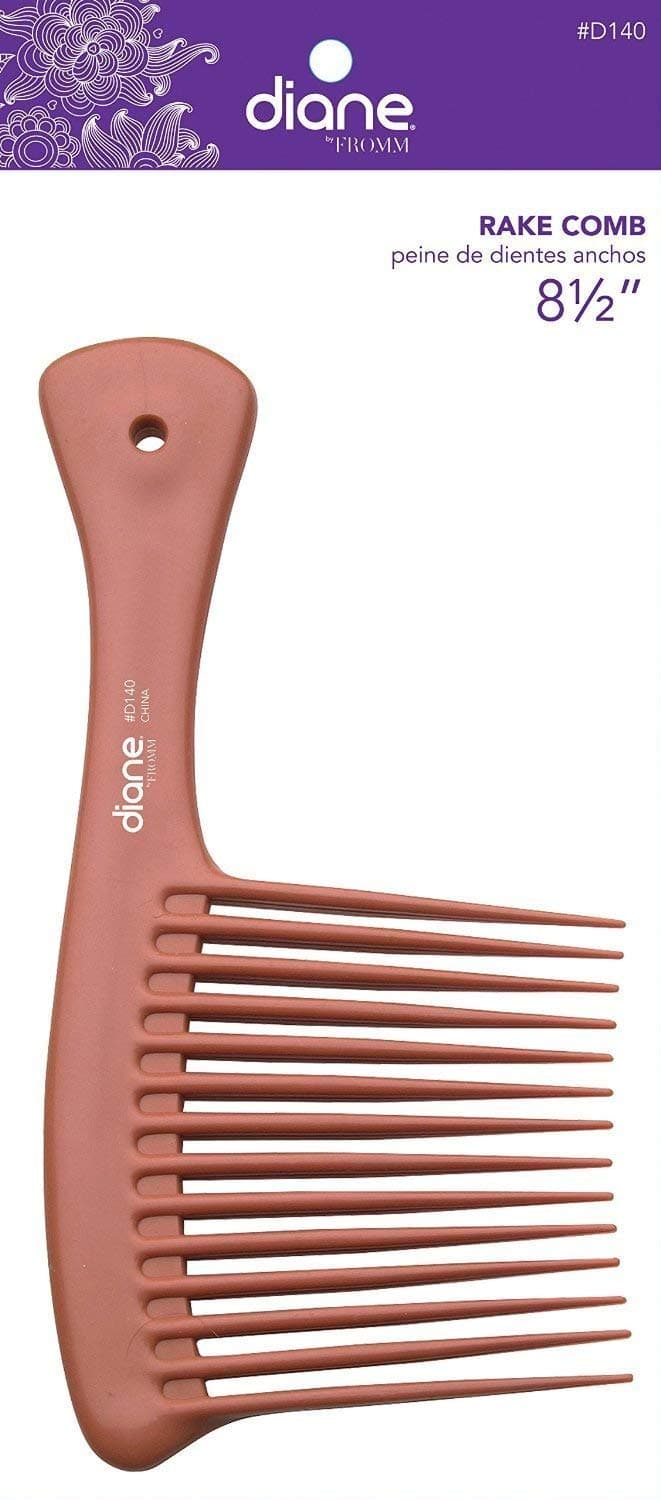 Diane Rake/Rage Comb Bone 2 pieces, Hair detangler, hair brush, detangler, pulls out the knots in your hair, won’t pull your hair