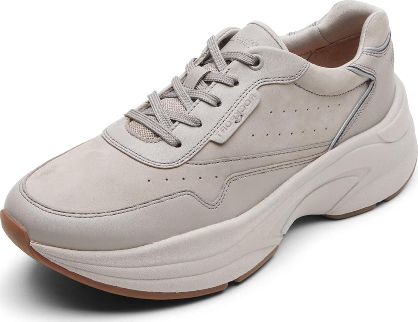 Rockport Women's Prowalker W Premium Sneaker, Feather Grey, 7