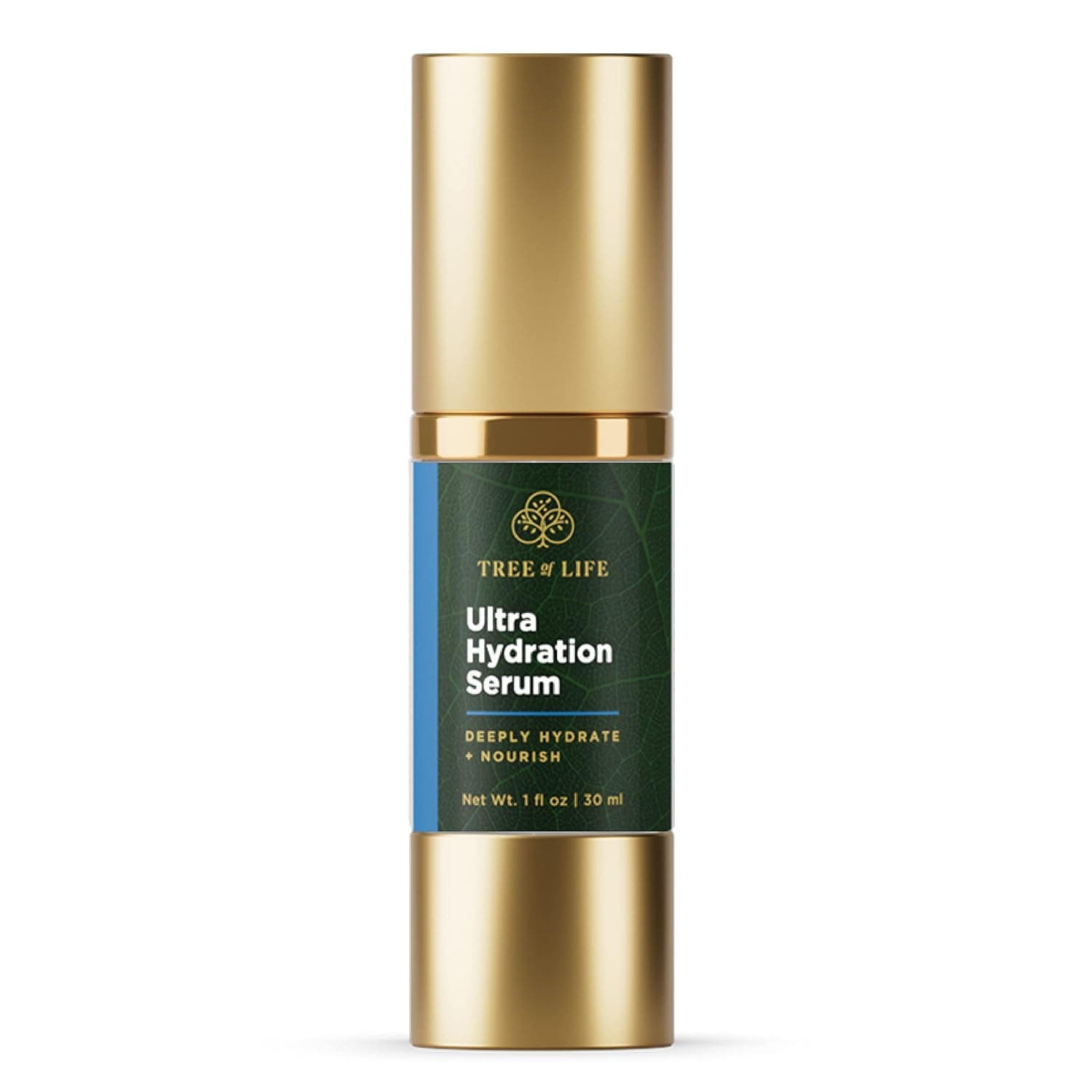 Tree of Life Hydrating Serum for Face w/Vitamin C to Bright & Silky Glow of Skin - 1 Fl Oz Ultra Hydration Serums - Moisturizing Facial Treatment for Anti Aging, Dry & Sensitive Skin