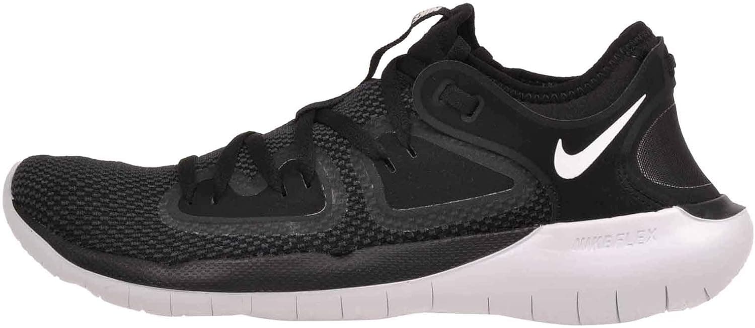 Nike Men's Flex 2019 RN Running Shoe (14 M US, Black/White/Anthracite)