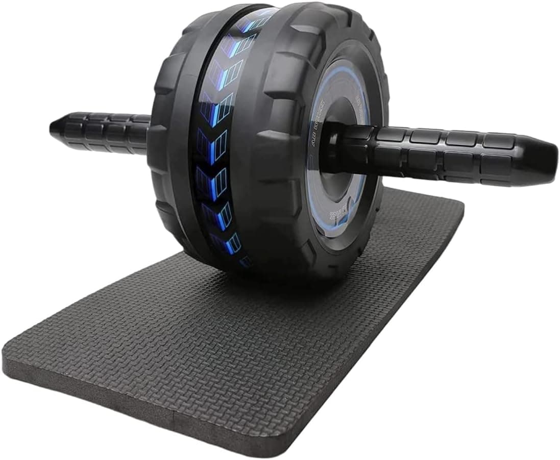 Ab Roller Wheel No Noise Ab Wheel, Home Gym Abs Workout Equipment for Men Women Core Strength Training, Abdominal Exercise Roller with Knee Pad