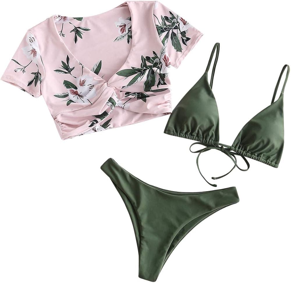 ZAFUL womens Triangle Top