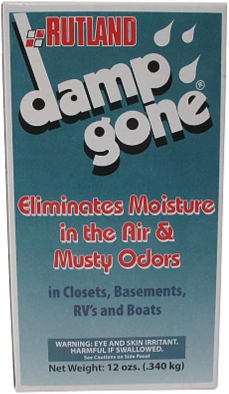 Rutland 620 Damp Gone Dehumidifier Reusable Moisture Absorber, 12-Ounce Bag