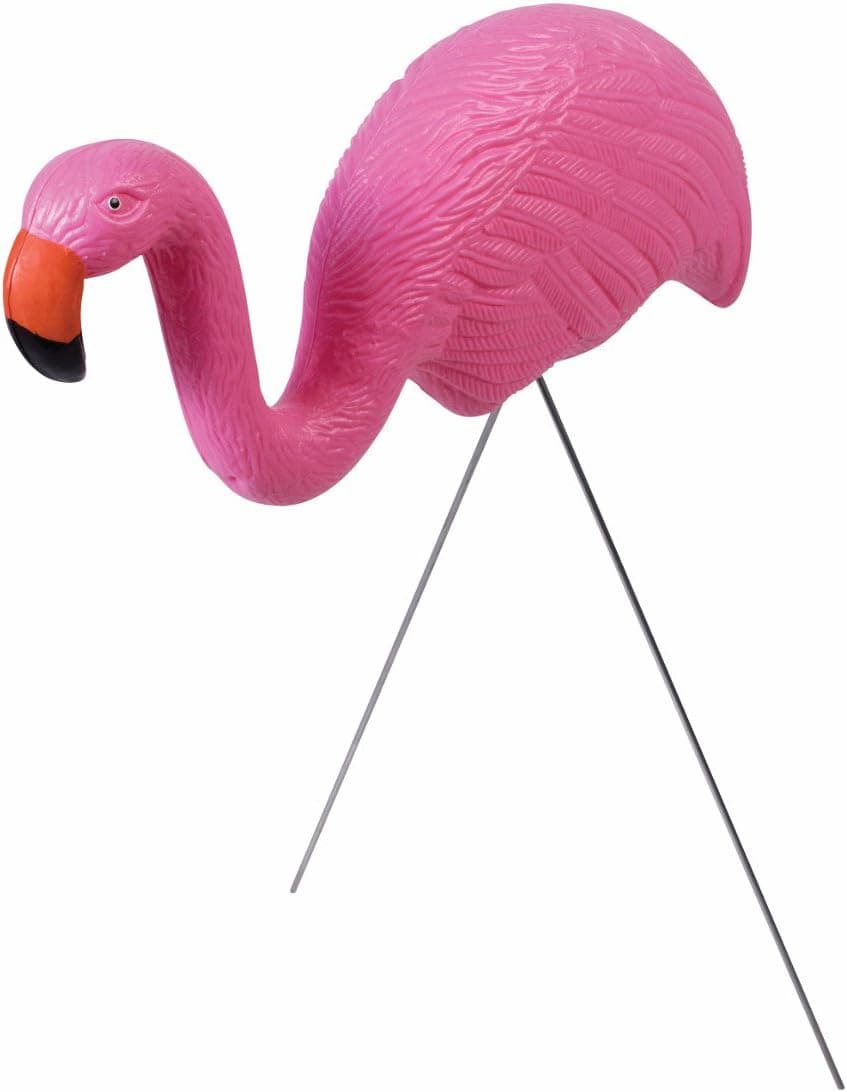 Forum Novelties Single 12" Pink Flamingo Party Decoration Yard Ornament