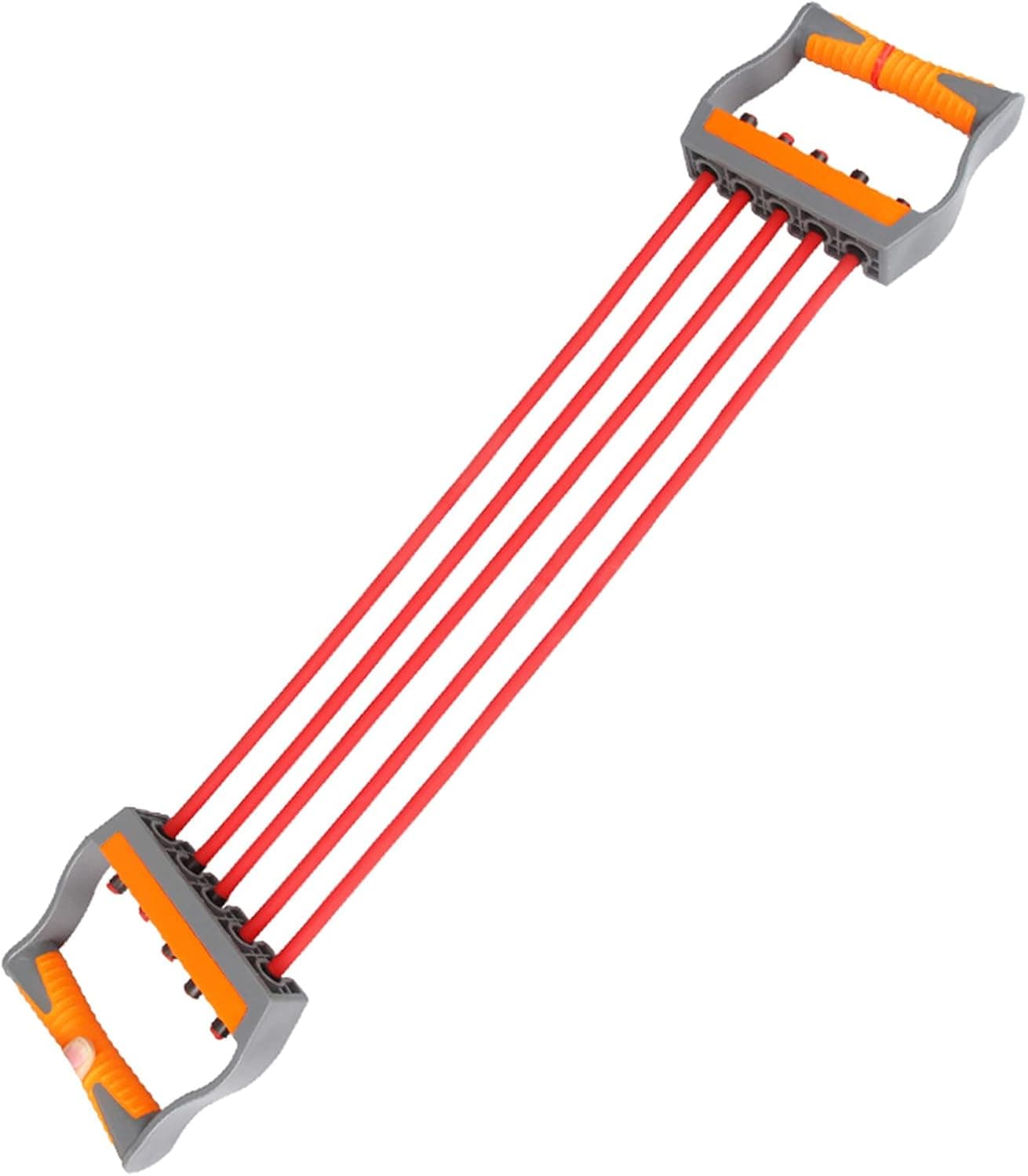 Ueasy Adjustable Chest Expander 5 Ropes Resistance Exercise System Bands Strength Trainer for Home Gym Muscle Training Exerciser