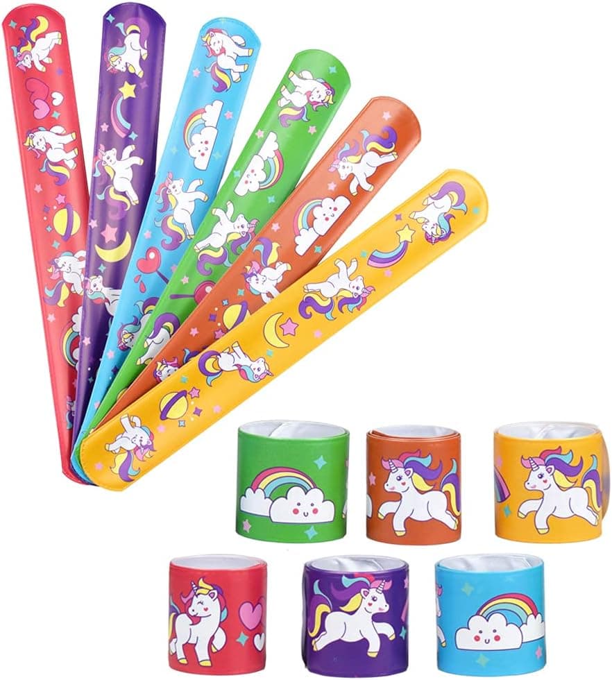 Danirora Unicorn Party Favors for Girls, Unicorn Goodie Bag Fillers for Kids Birthday Party Supplies Unicorn Pinata Filler Unicorn Keychains Easter Egg Fillers