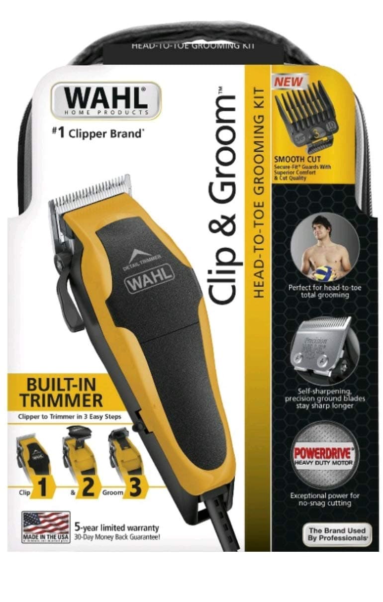 WAHL Clip & Groom Head-To-Toe Grooming Kit