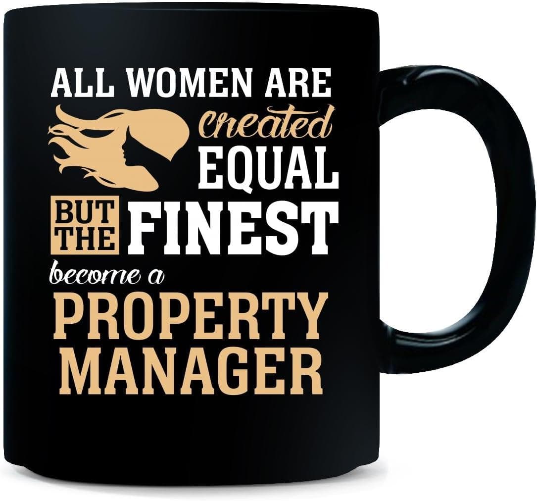 Finest Women Become A Property Manager Funny Gift - Mug