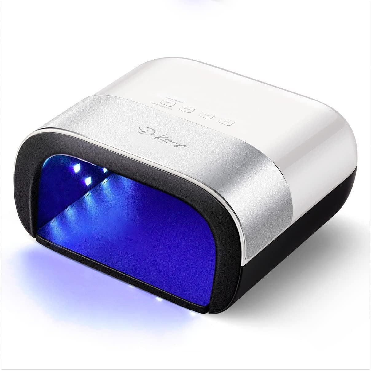 Dr. Krause 120W Nail Lamp, UV LED Nail Lamp 36 Lights Gel Polish Nail Curing Nail Dryer Nail Light with 4 Timer Setting