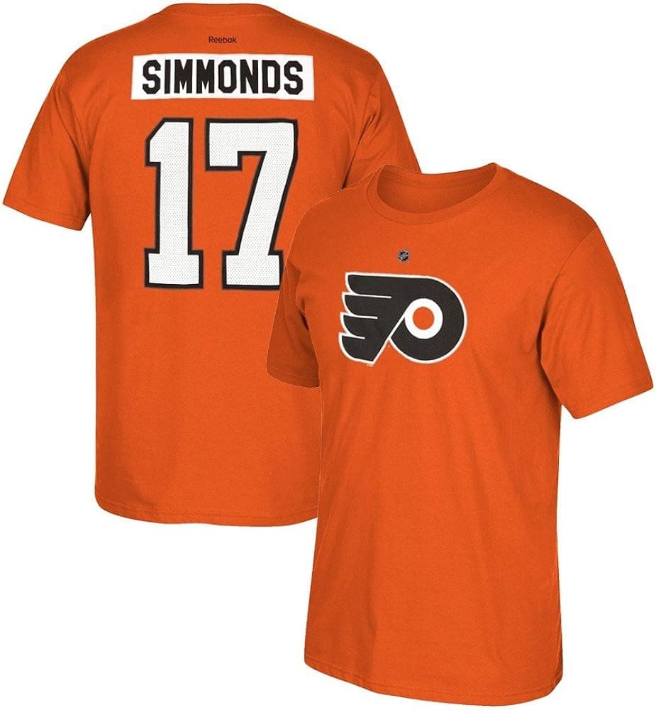 Reebok NHL Mens Home Premier N&n Tee #17 Wayne Simmonds