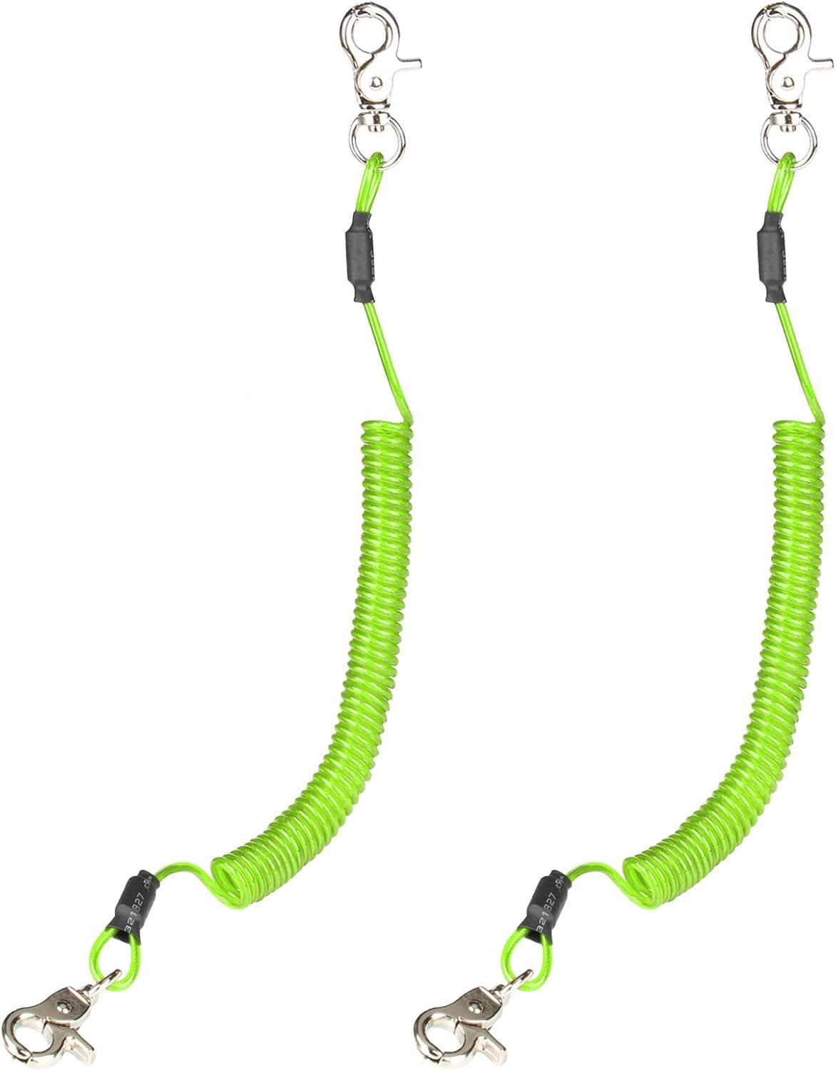 Booms Fishing T02 Heavy Duty Coil Lanyard for Kayak Paddles/Rods