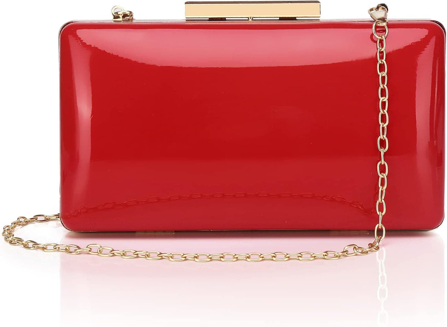 Labair Women Evening Bag Patent Leather Clutch Wedding Clutch Formal Party Purse.