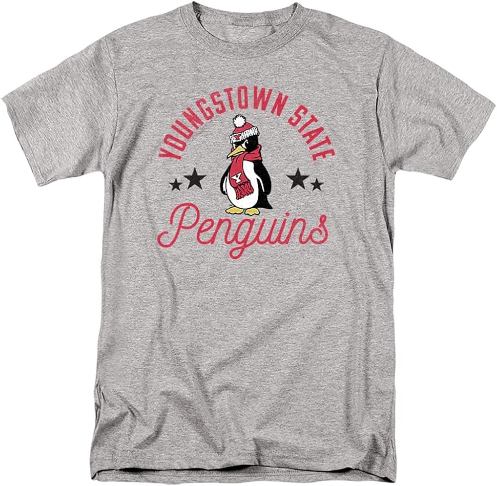 Youngstown State University Official Penguins Unisex Adult T Shirt