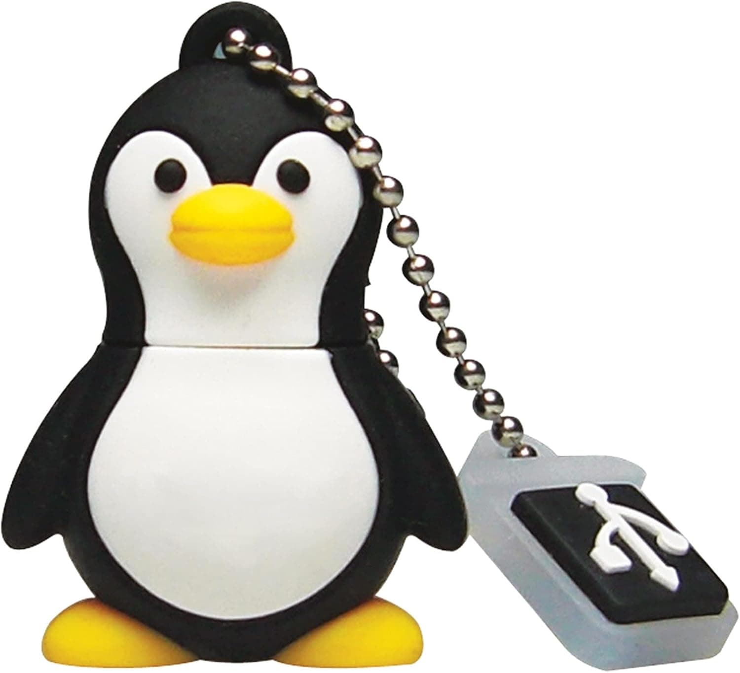 Emtec Animal Design USB 2.0 Flash Drive, 4GB, Penguin
