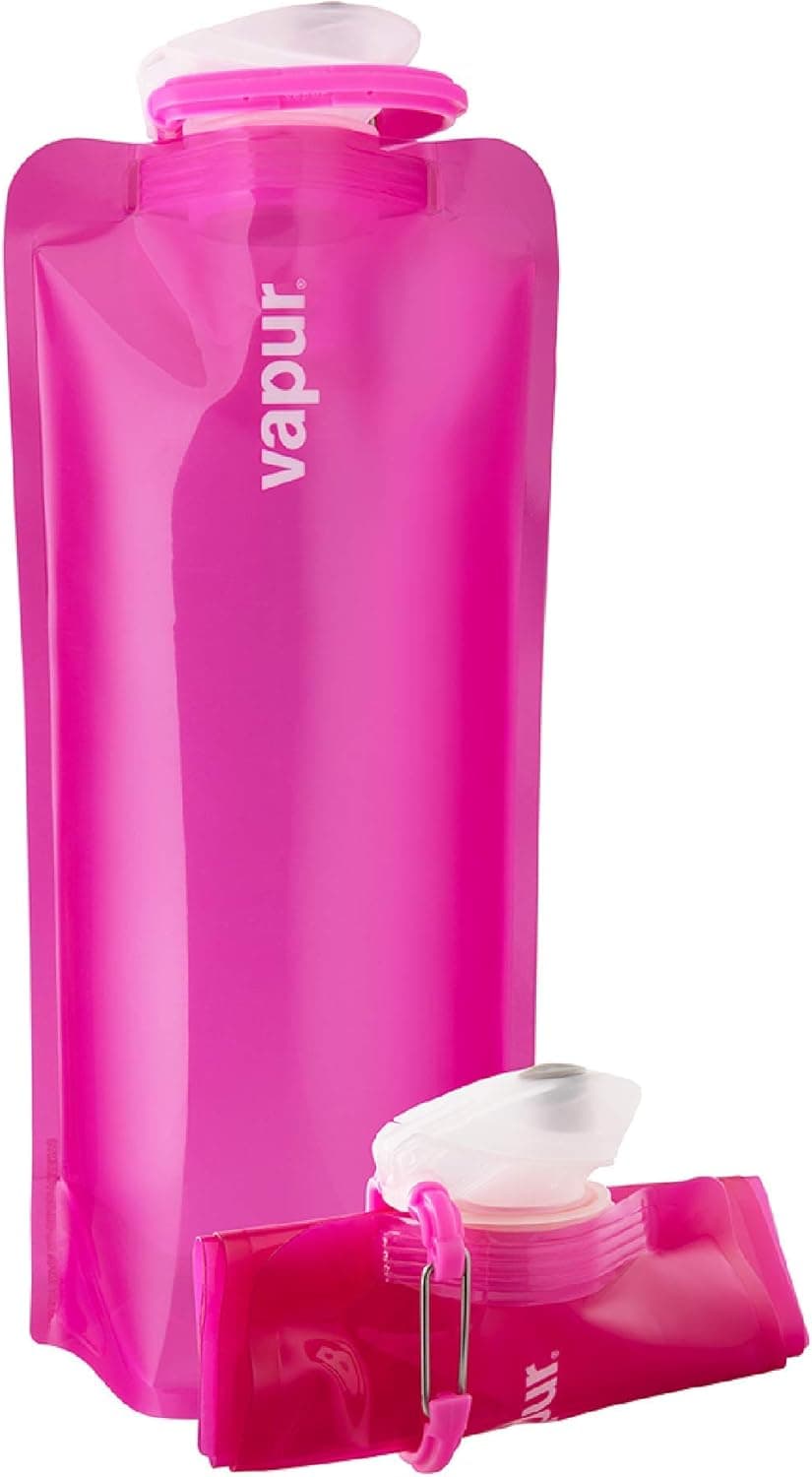Vapur Solid Flexible Water Bottle - with Carabiner