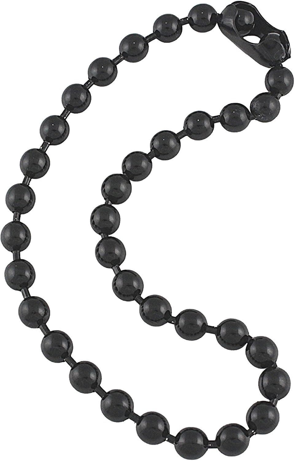 DragonWeave 9.5mm Extra Large Gunmetal Steel Ball Chain Mens Necklace with Extra Durable Finish - Any Length