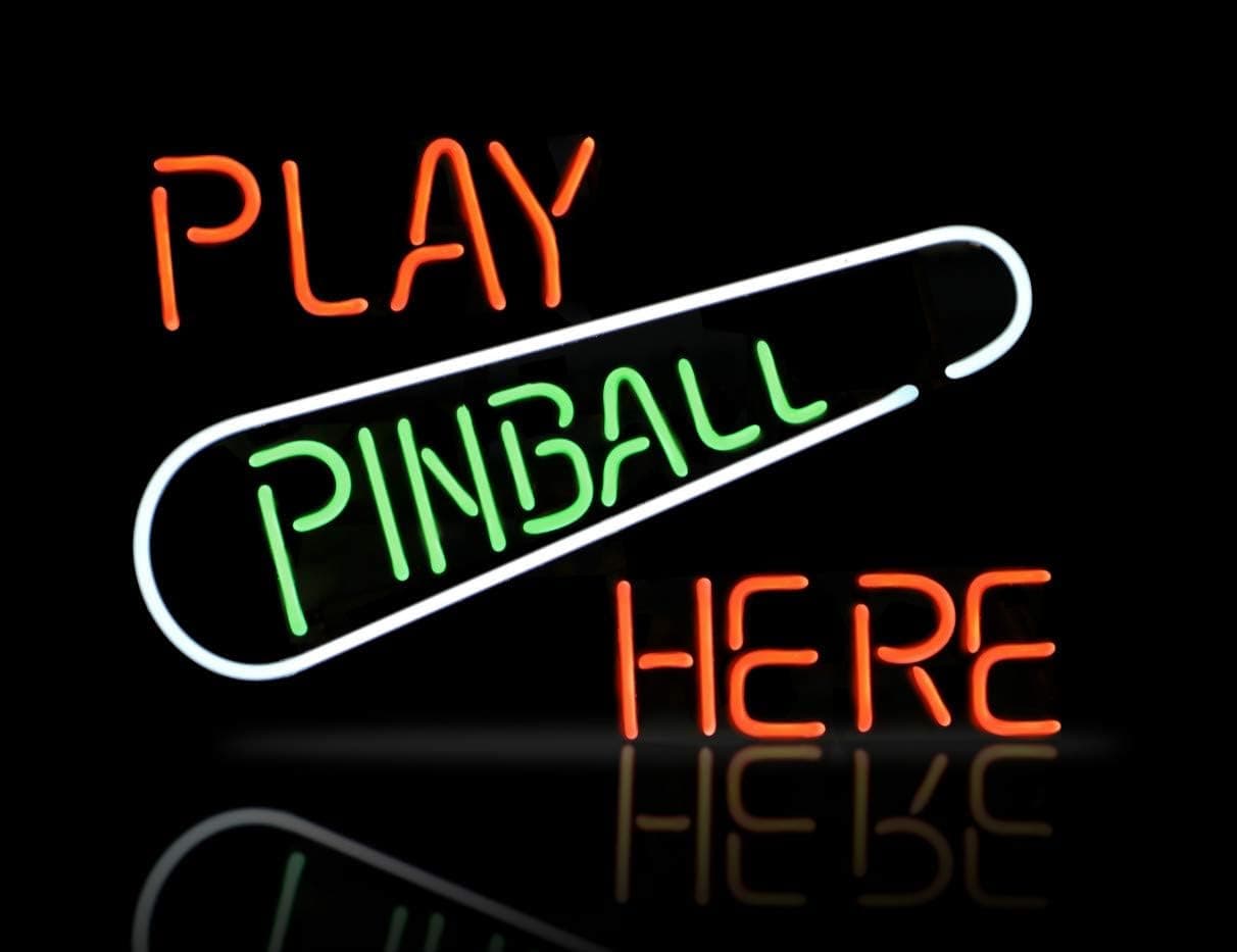 LinC Neon Sign-Neon Sign It's 5:00 Somewhere Parrot for Bedroom Garage Beer Bar Signs and Nightclub, Real Glass Neon Light Sign for Wall Decor Art (Play Pinball HERE)