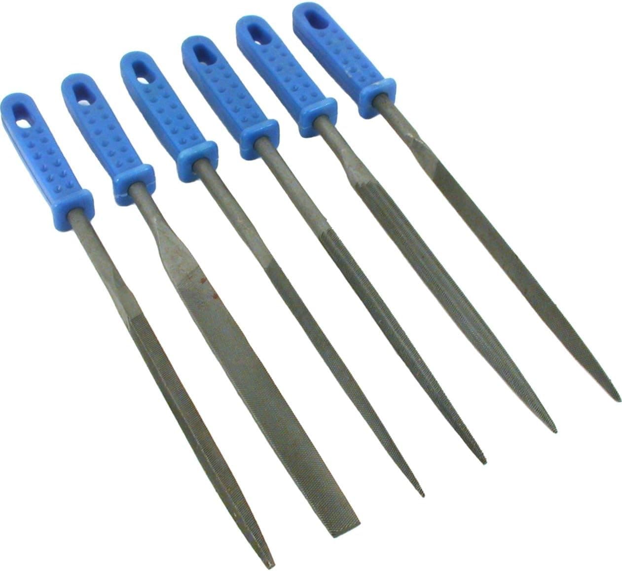 6 Needle Files Jewelers Watchmaker Metal Filing Tools