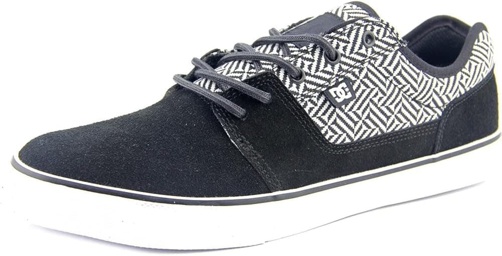 DC Mens Tonik SE Black Black White Shoes Size