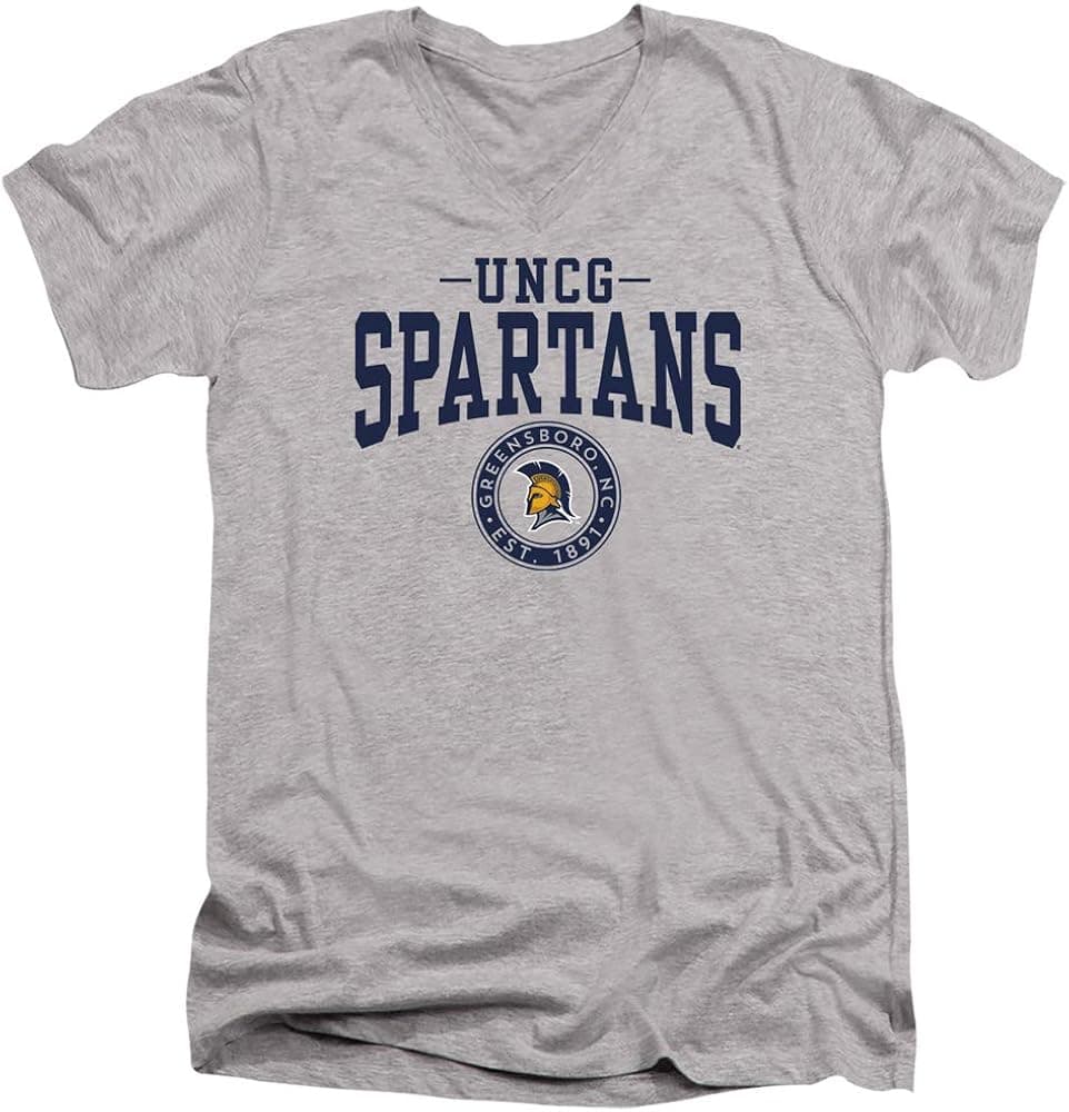 University of North Carolina at Greensboro Official Circle Logo Unisex Adult V-Neck T Shirt