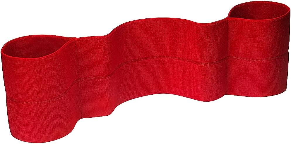 Weight Lifting Bench Press Band Push up Strength Training Gym Workout (Red, L)