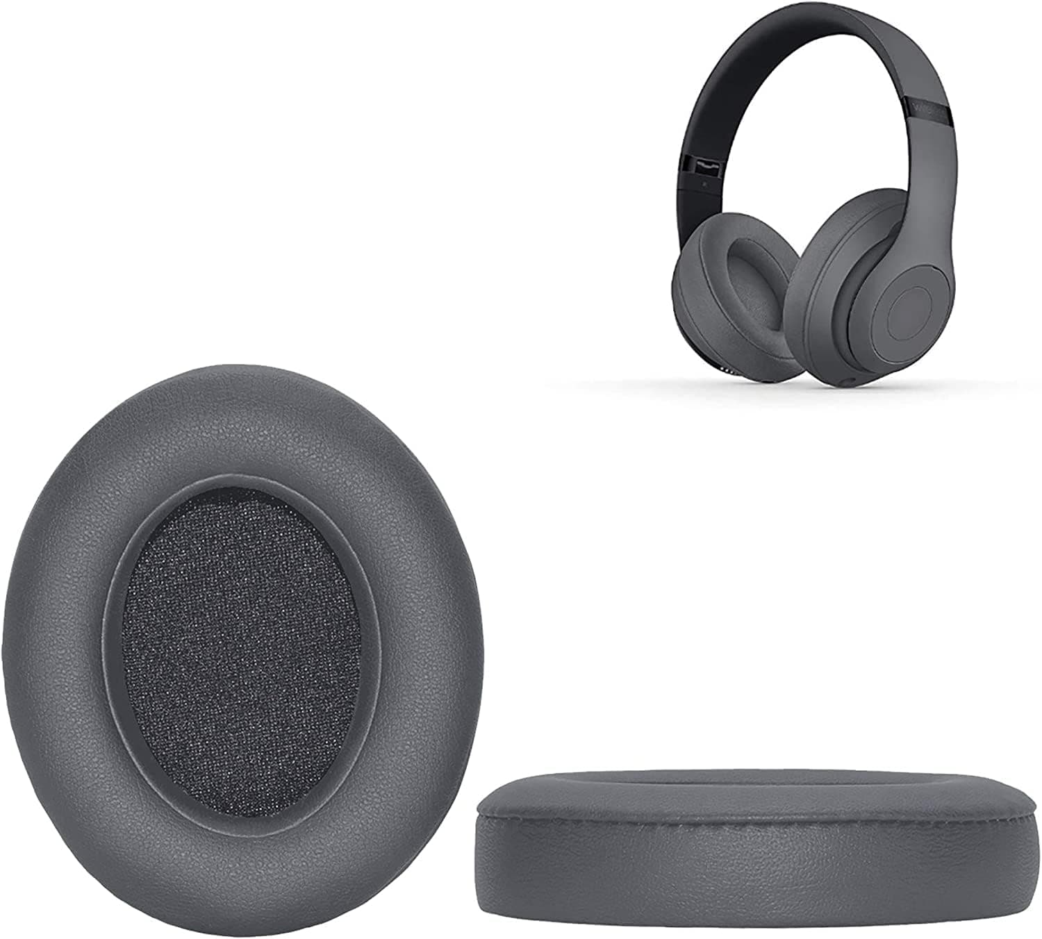 Oriolus Ear Pads Cushions Compatible with Headphones Beats Studio 3 Studio 2 Wireless B0500 B0501 (Grey)