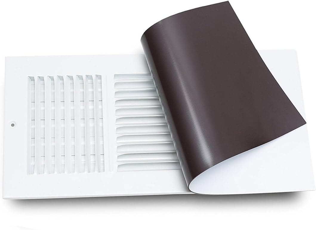 Magnetic Vent Cover,(4-Pack) Sidewall and Floor Vents Cover,an Air High Energy Tight Seal on Floor and Wall 5.5" X 12", by KINGLEV