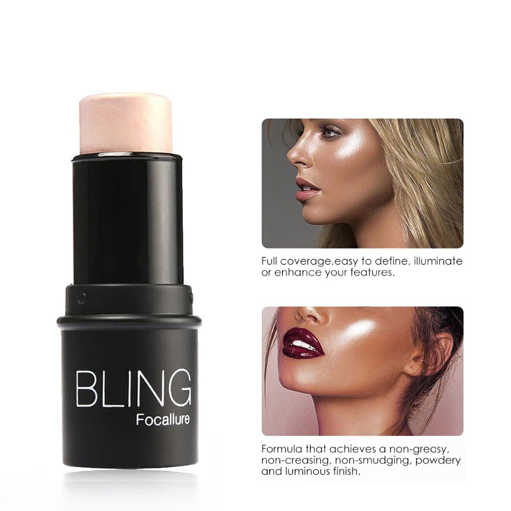 Shouhengda Highlighter Stick Shimmer Cream Powder Waterproof Light Face Cosmetics