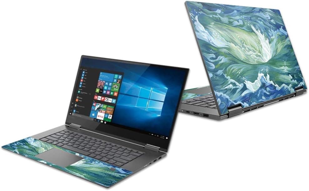 Mightyskins Skin Compatible with Lenovo Yoga 730 13" (2018) - Cyclone Wave | Protective, Durable, and Unique Vinyl Decal Wrap Cover | Easy to Apply, Remove, and Change Styles | Made in The USA