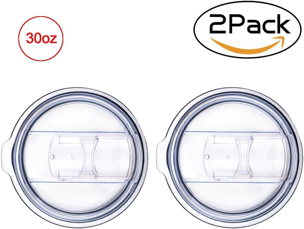 2Pack-Ankier Spill Proof & Splash Replacement Lid For 30oz Yeti Rambler,RTIC Tumblers, SIC,Ozark Trail Mug