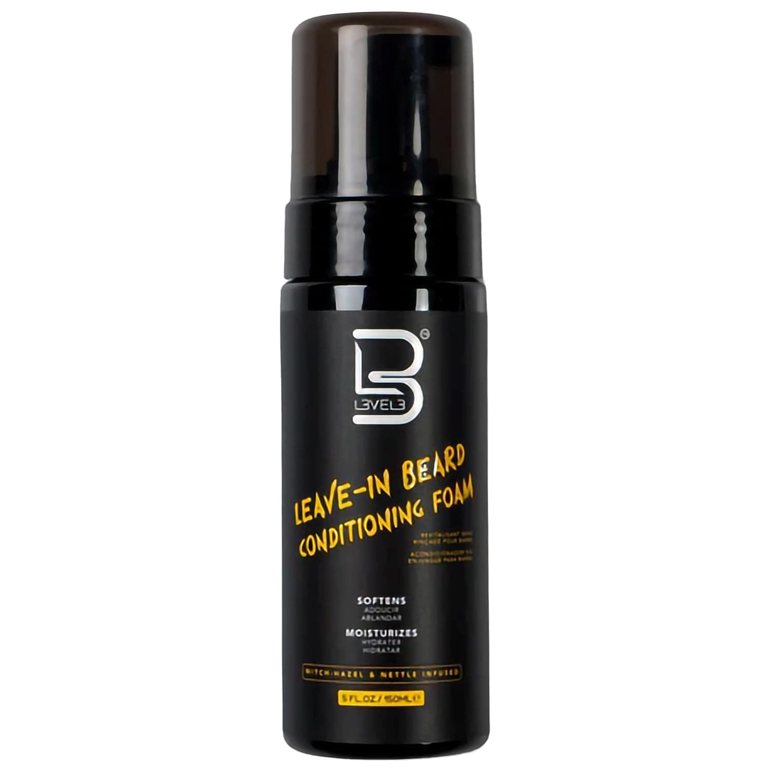 L3 Level 3 Leave-In Beard Conditioner Foam - Beard Hydrator - Soften and Moisturizes Facial Hair
