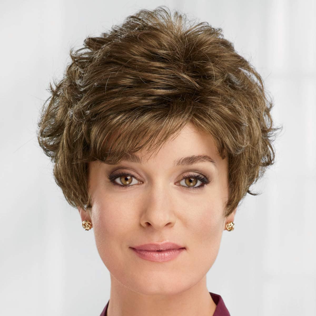Paula Young Celebrity WhisperLite Wig Short, Natural-Looking, Versatile Layered Wig That Can Be Worn Smooth, Full, Even Wildly Tousled/Multi-tonal Shades of Blonde, Silver, Brown, and Red