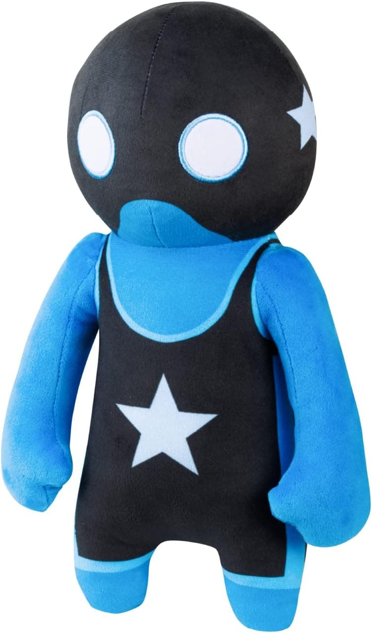 P.M.I. Gang Beasts Plush Buddies - Blue Wrestler - 12 Inch Plush Toys - Great Gift for Boys and Girls - Huggable Plush Toys for Kids - Official Gang Beasts Plush Toys