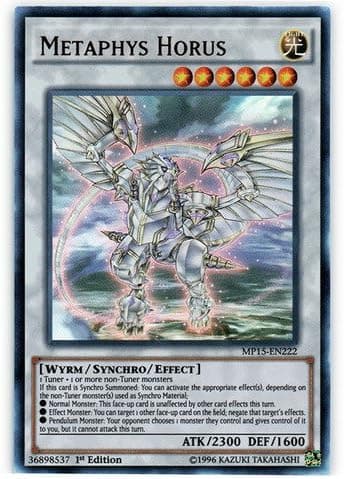 YU-GI-OH! - Metaphys Horus (MP15-EN222) - Mega Pack 2015 - 1st Edition - Ultra Rare