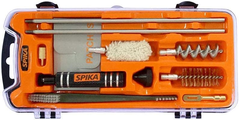 SPIKA Compact Shotgun Cleaning Kit 12 Gauge,Airgun/Rifle Cleaning Kit,Pistol Cleaning Kit